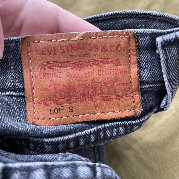Levi’s 501 Skinny Jeans Coal Black 26 - Picture 8 of 8